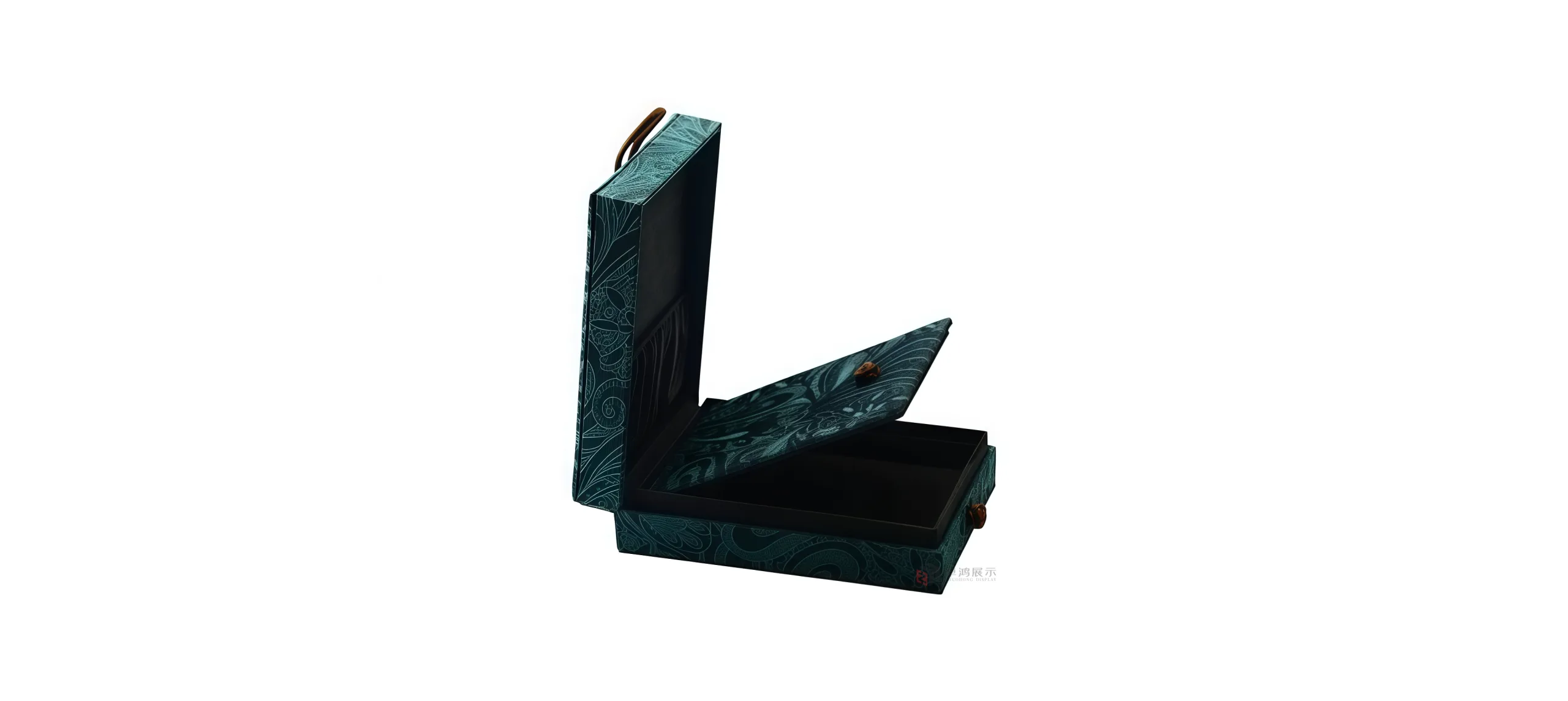 Antique-style jadeite jewellery box