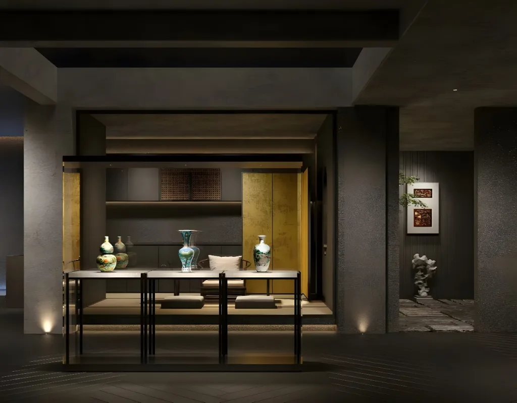 Quiet Elegant Museum Decoration Design Space Decoration Idea