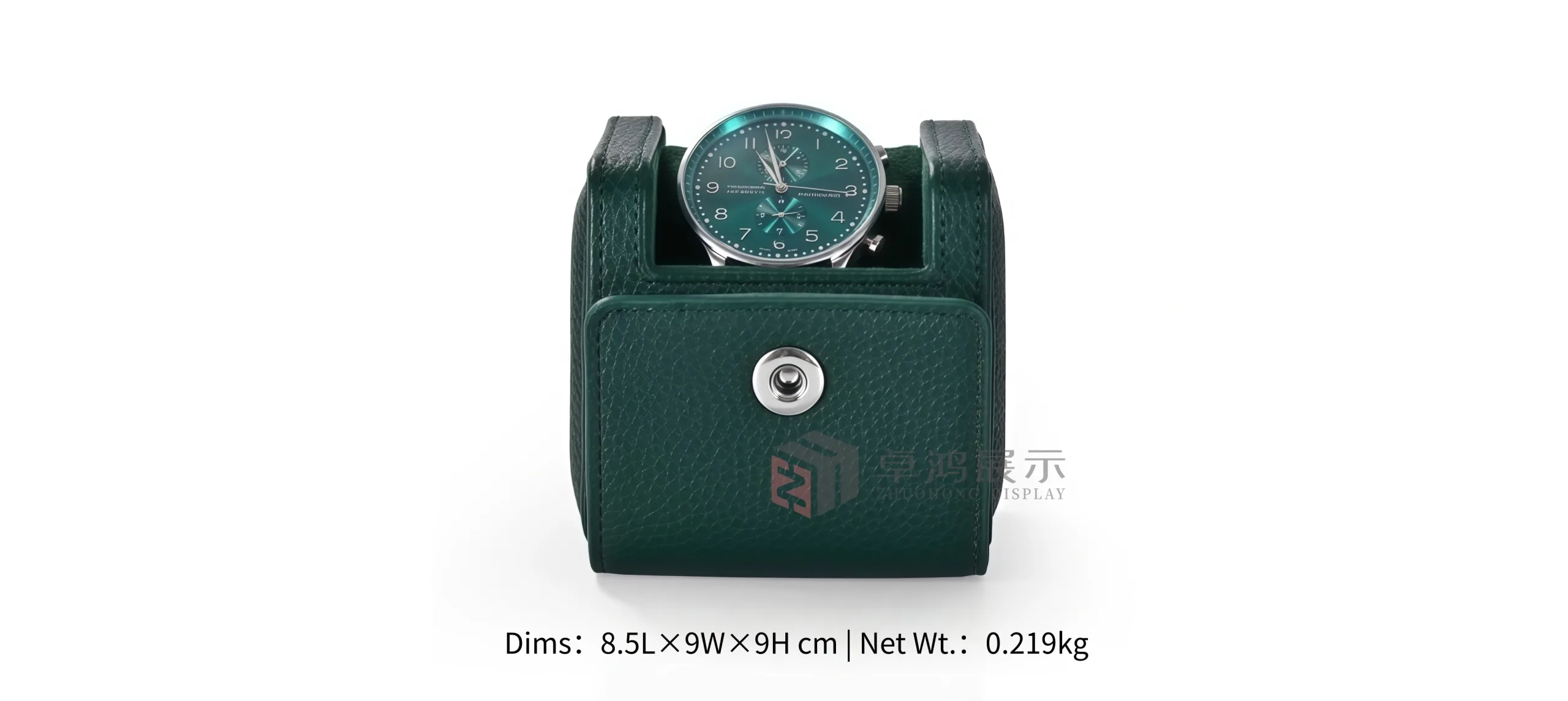 Premium leather wristwatch display case packaging Portable watch gift box