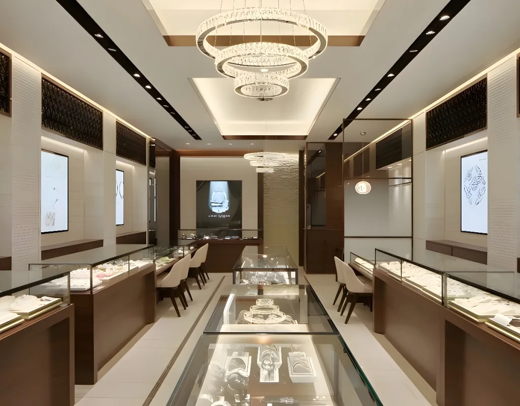 Best Quality Watch Store Design Decoration Effect Customized Factory