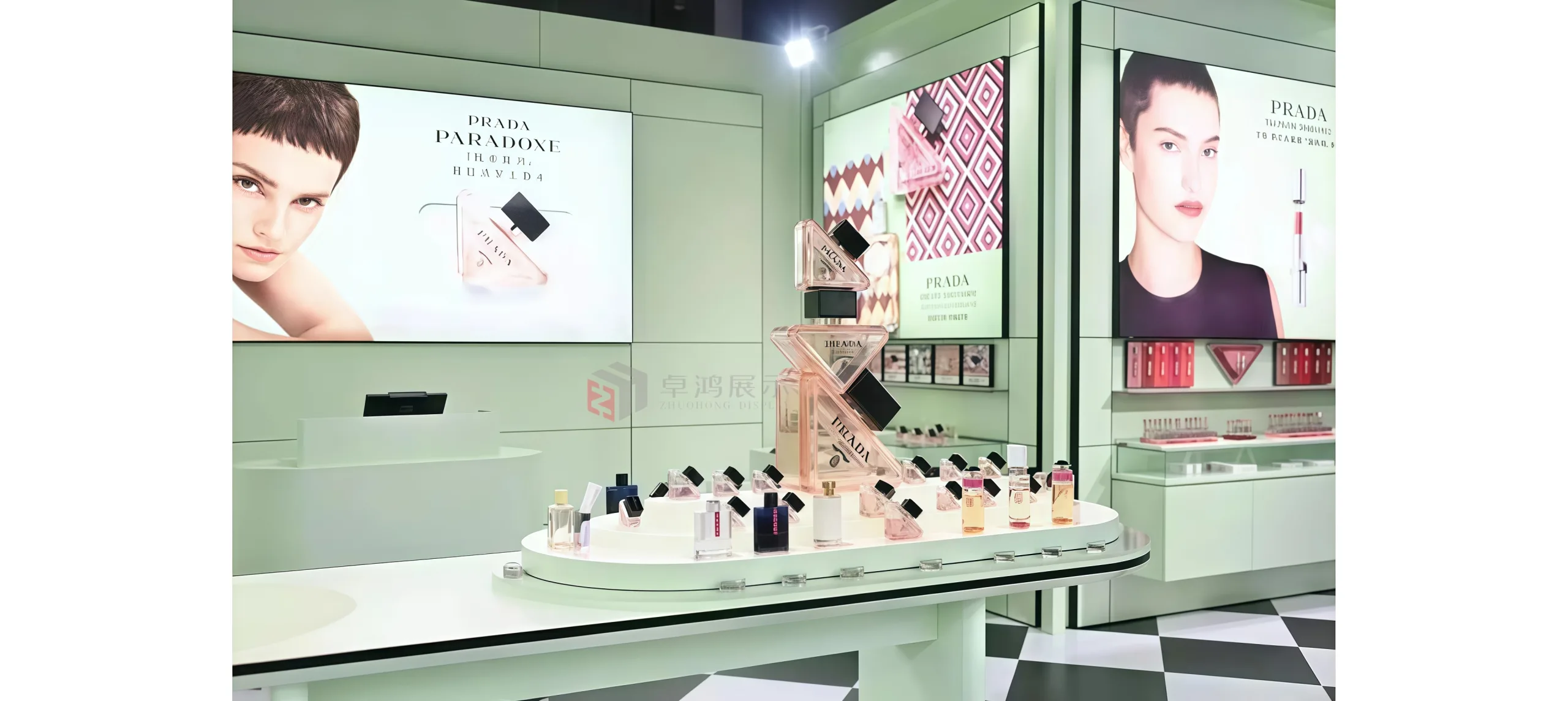 Cosmetics Display Showcase