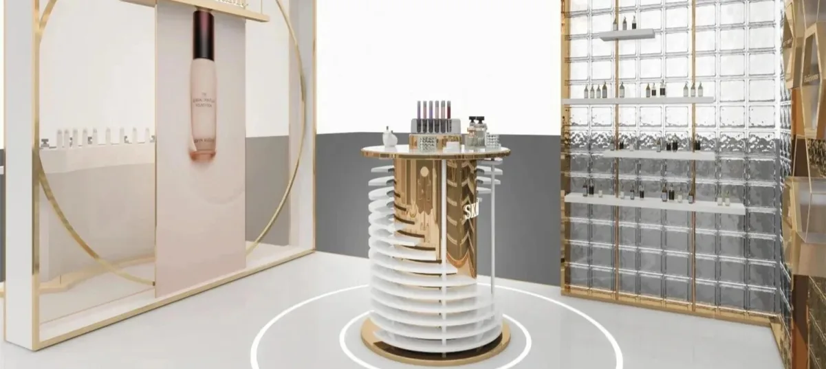 Cosmetics Display Showcase