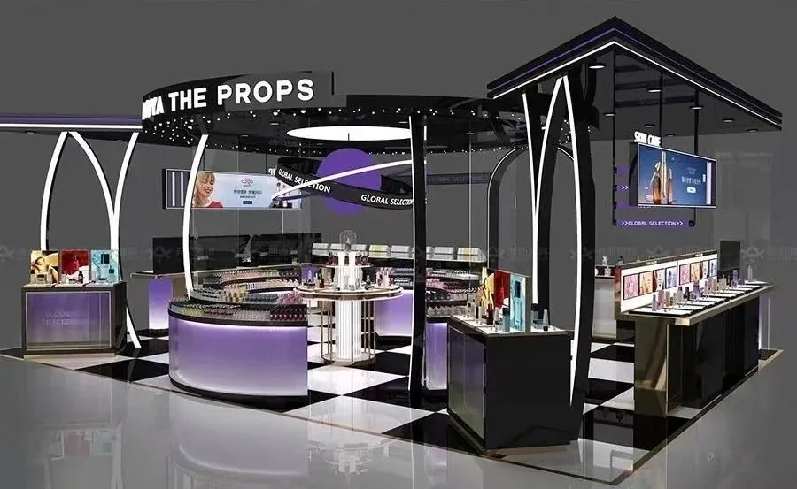 Cosmetics Display Showcase
