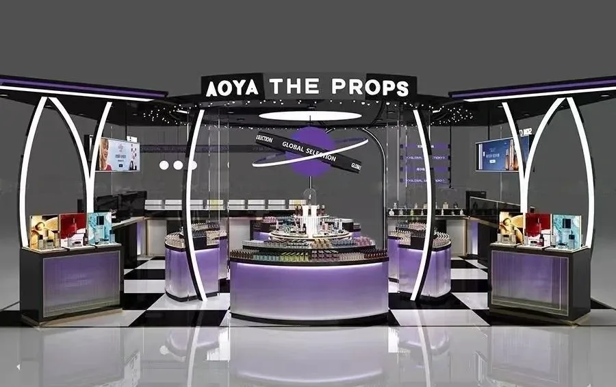 Cosmetics Display Showcase