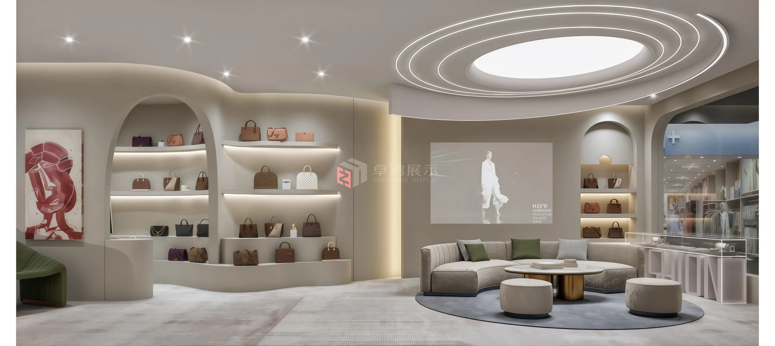 The Dialogue Between Curves and Bags: The Premium Context of Bespoke Handbag Boutiques
