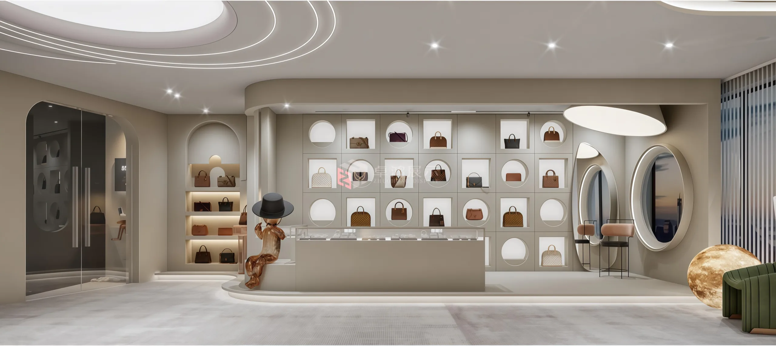The Dialogue Between Curves and Bags: The Premium Context of Bespoke Handbag Boutiques