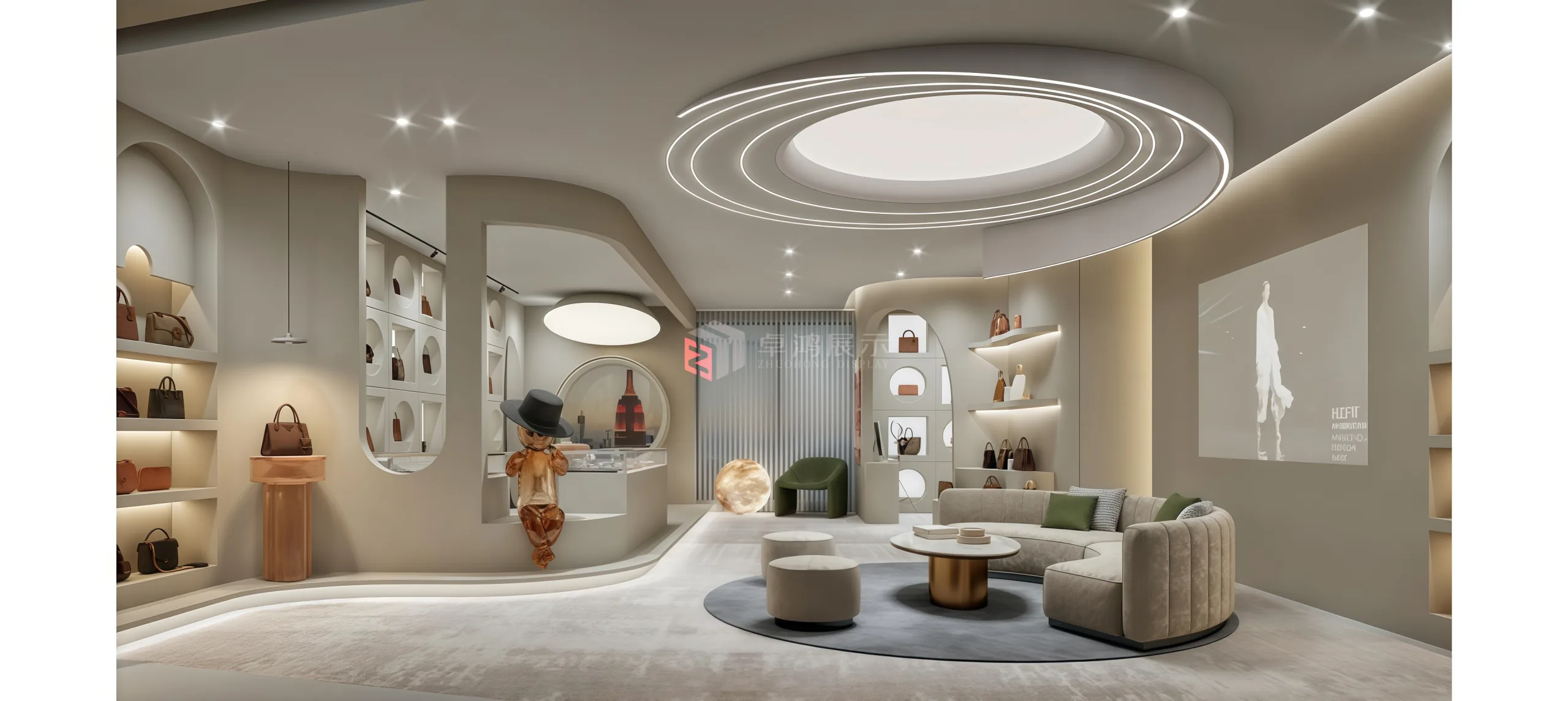 The Dialogue Between Curves and Bags: The Premium Context of Bespoke Handbag Boutiques