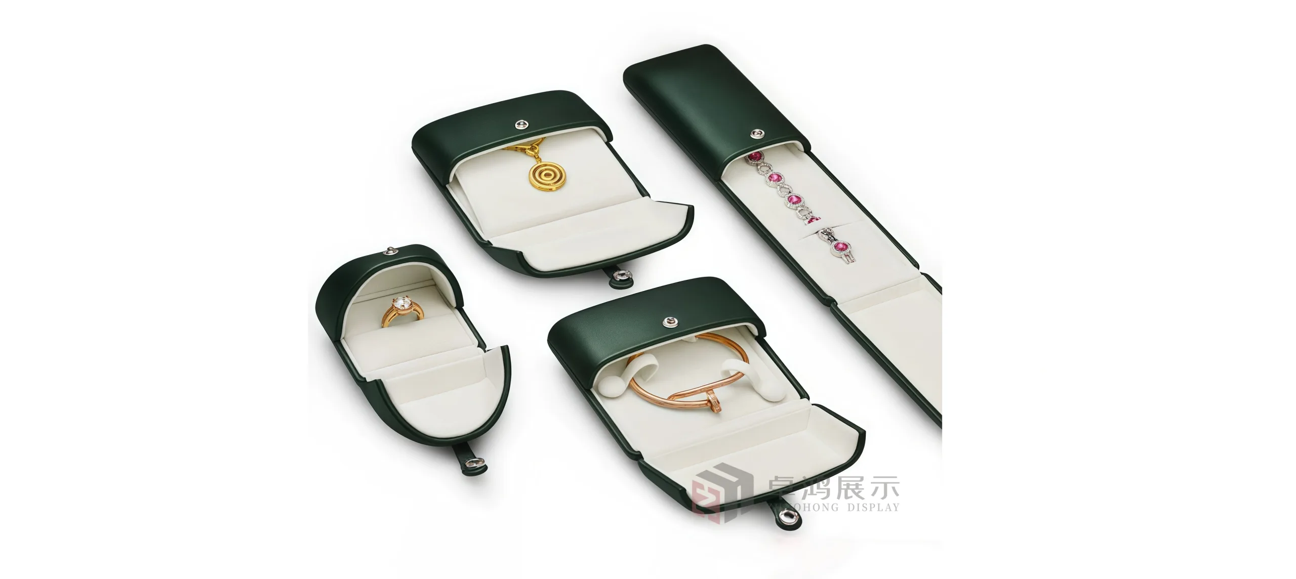 Ring Box & Gift Box Luxury PU Leather Jewellery Packaging Box