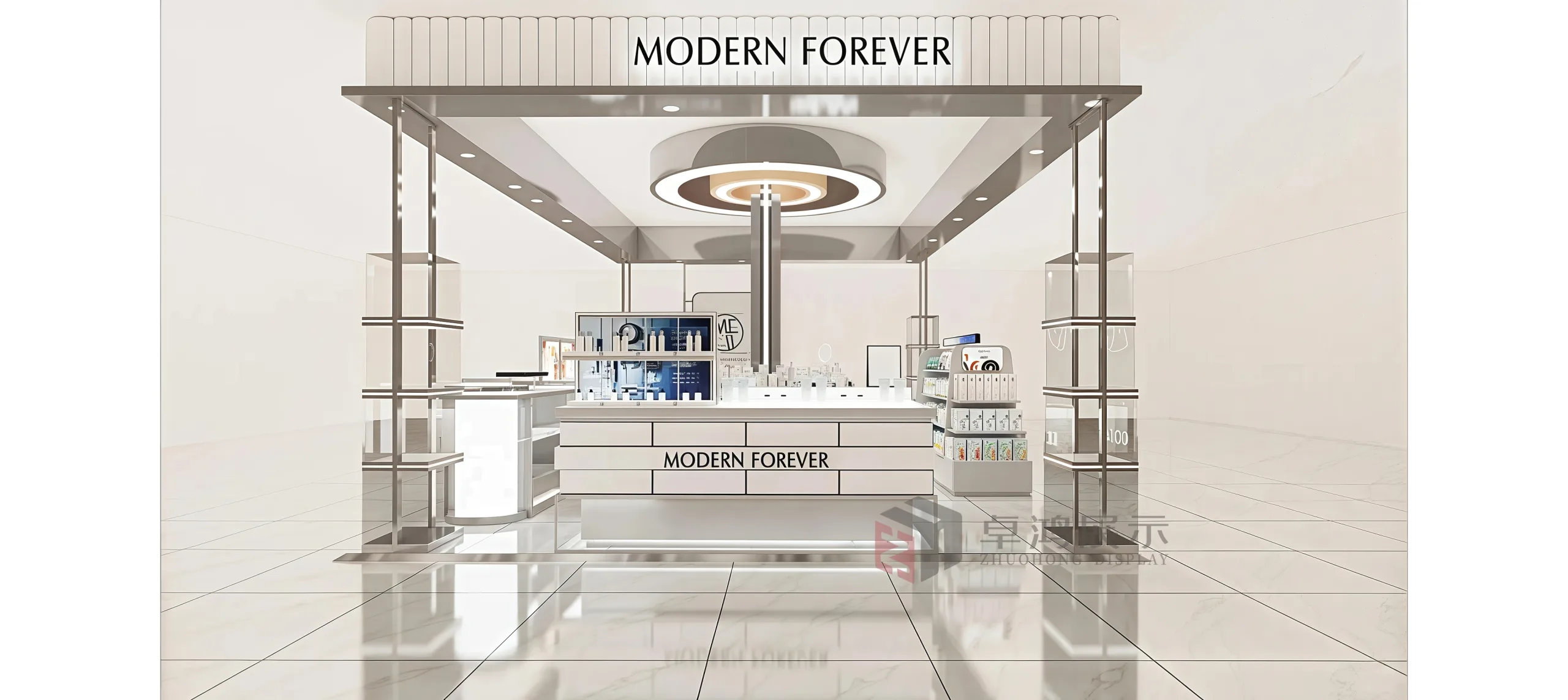 Beauty Store Design: Linear Lighting Effects + Ergonomics, Redefining the Consumer Experience