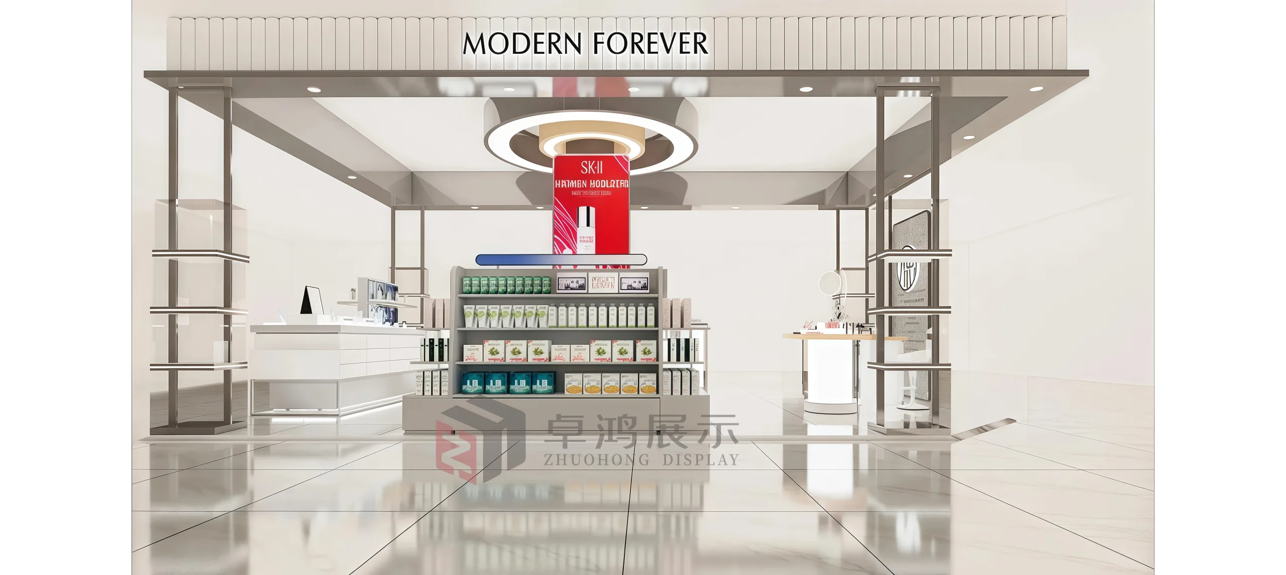 Beauty Store Design: Linear Lighting Effects + Ergonomics, Redefining the Consumer Experience