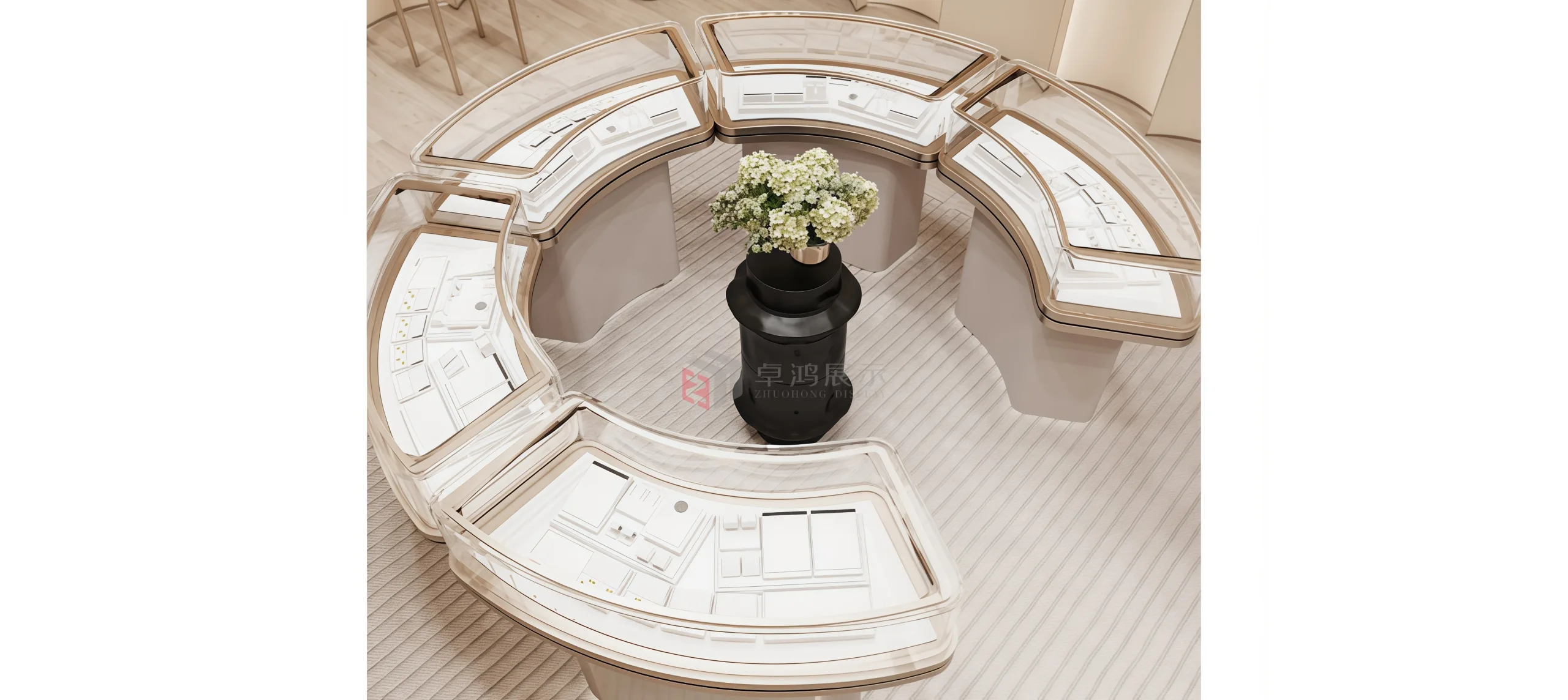 Premium Store Solution for Jewelry: Branded Display & Interior Design