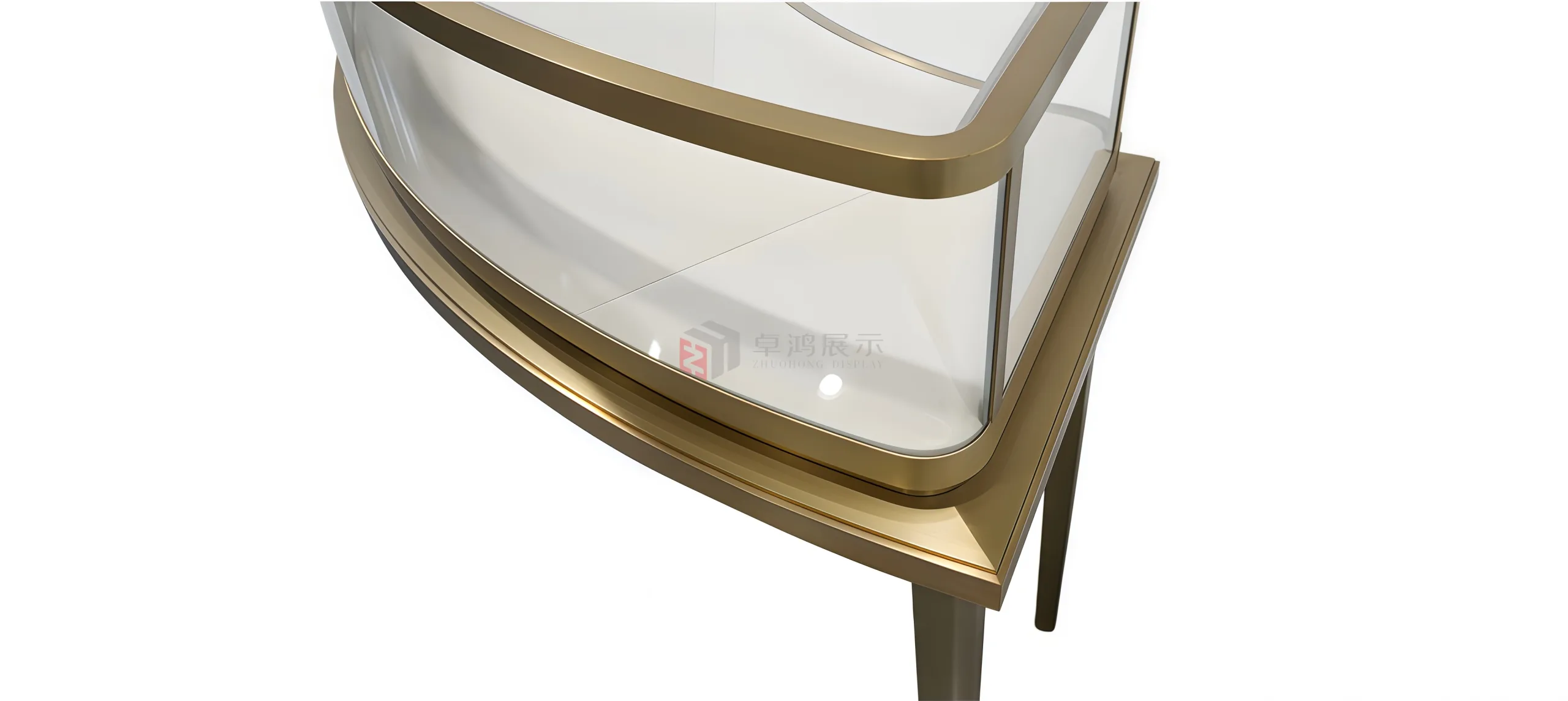Custom-made jewellery display cabinets, precisely tailored to meet high-end display requirements