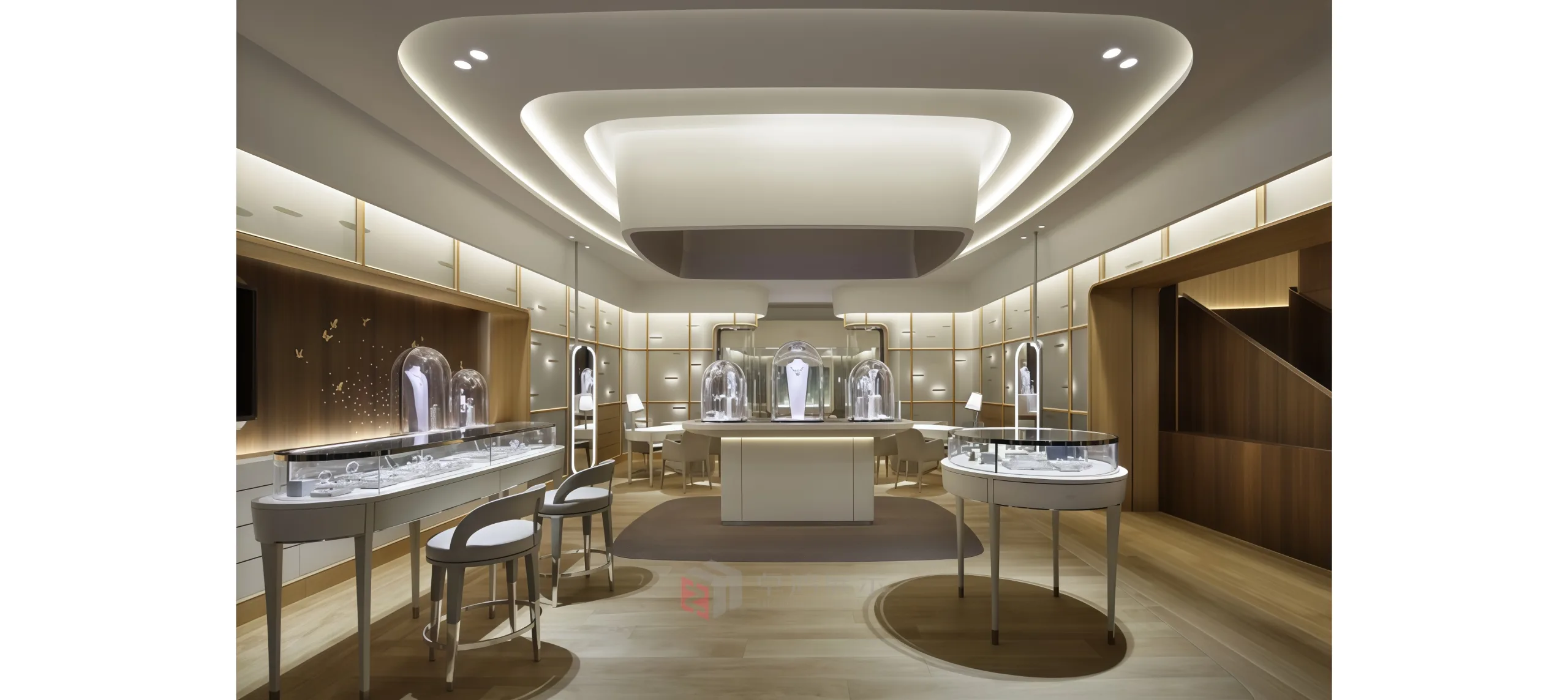 Custom Luxury Jewelry Store Design & Showcases, High - End Quality, Customizable, Cost - Effective