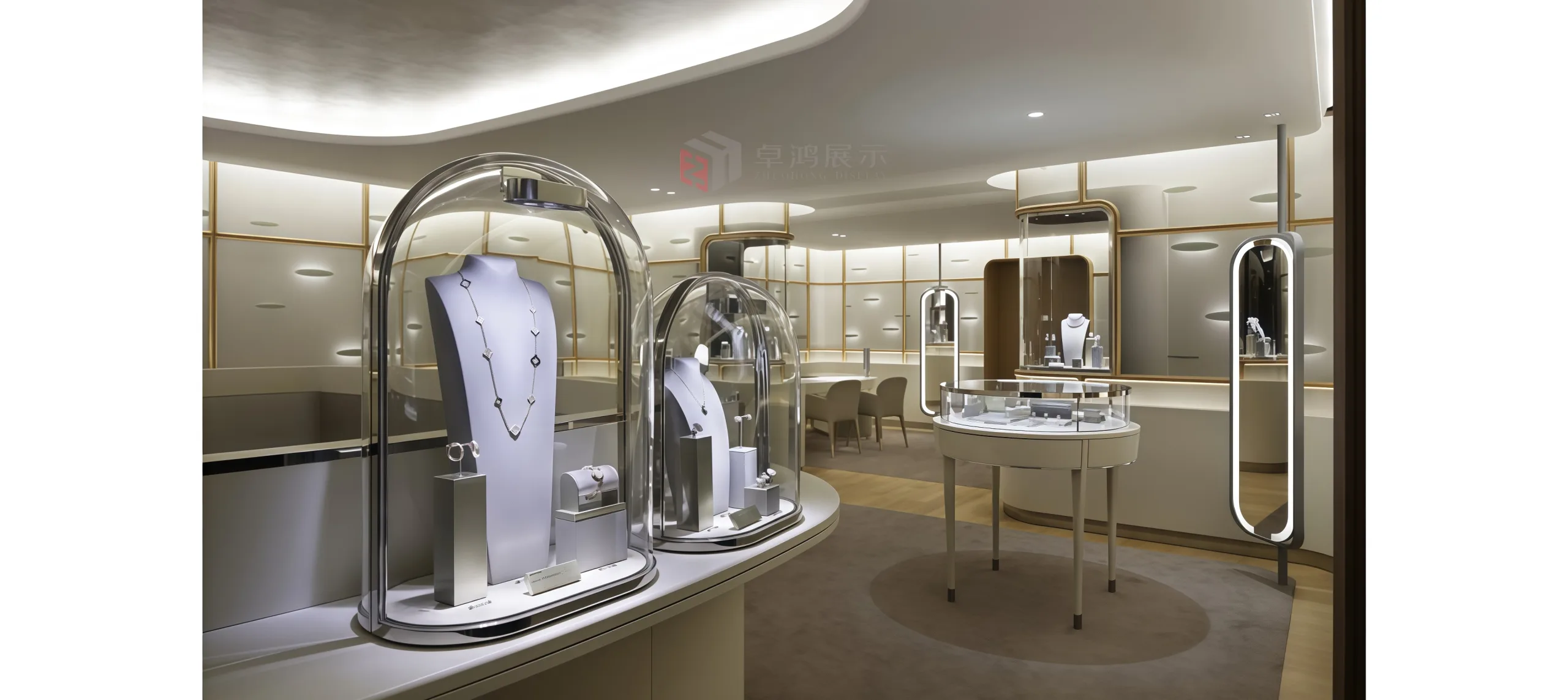 Custom Luxury Jewelry Store Design & Showcases, High - End Quality, Customizable, Cost - Effective
