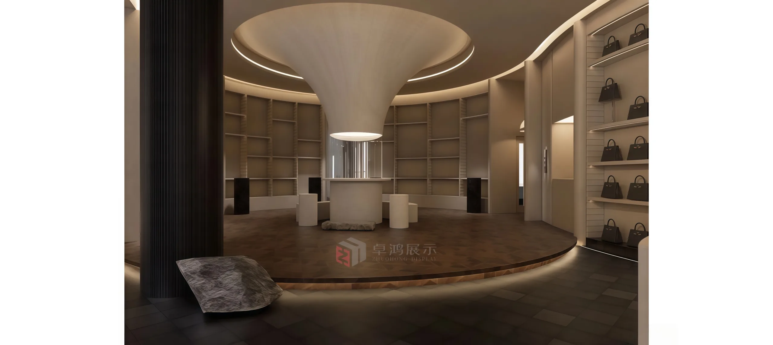 Reinvent Luxury Store Layout! Arc Art + Immersive Experience, High-end Traffic Harvester