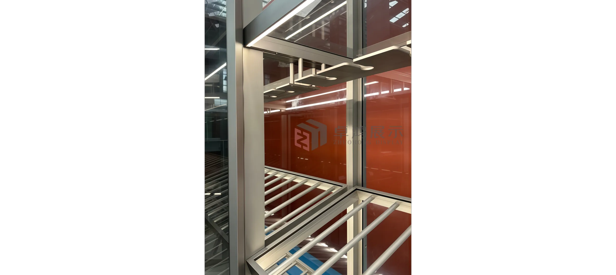 Premium Stainless Steel Glass Wine Cabinet — Where Wine Storage Meets Aesthetic Excellence