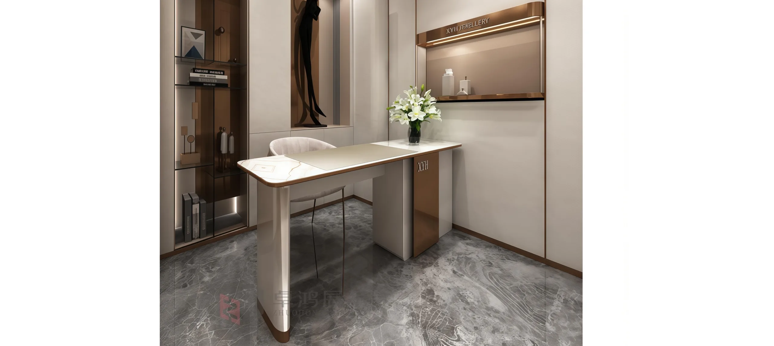 Custom High - End Jewelry Store Interior & Showcase, Tailored Design, Premium Quality, Cost - Effective