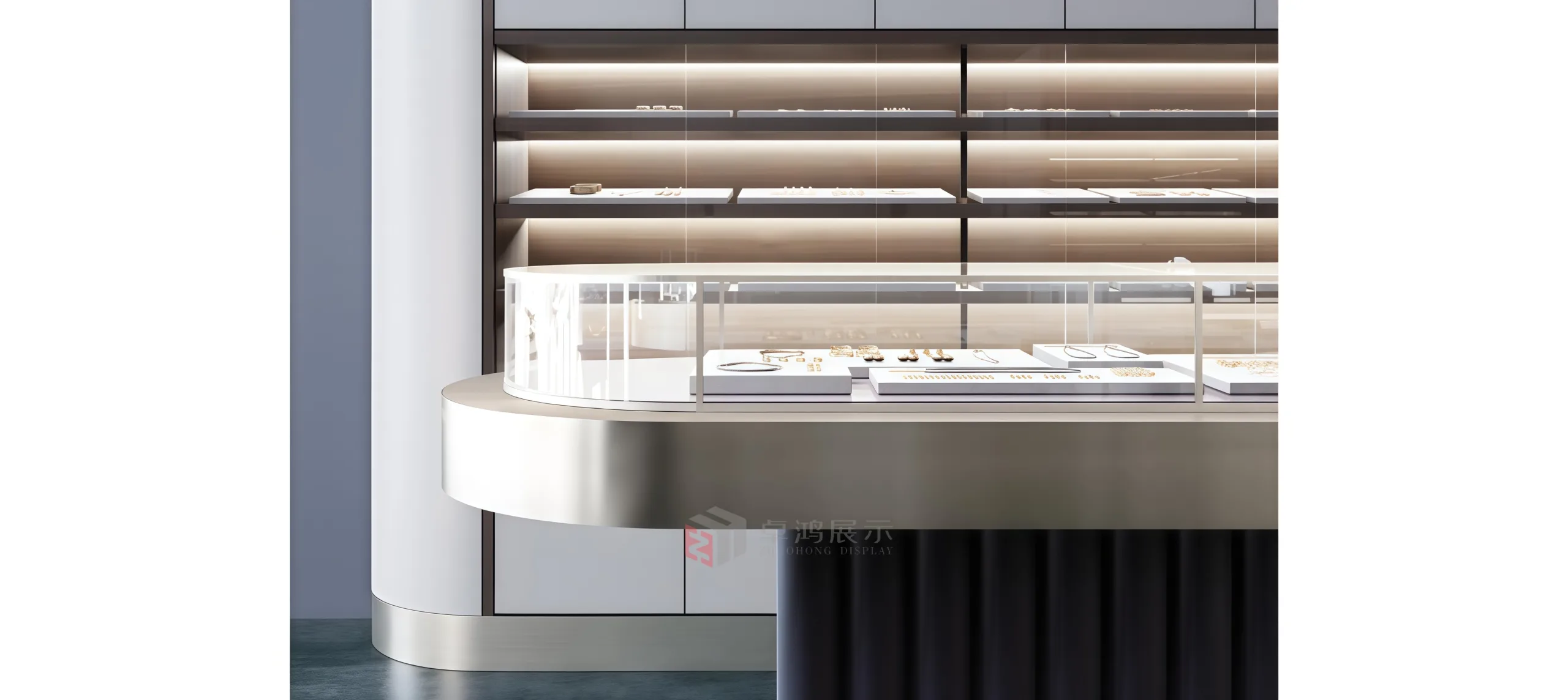 Tailored High - Class Jewelry Displays | Modern Arc Design, Great Value