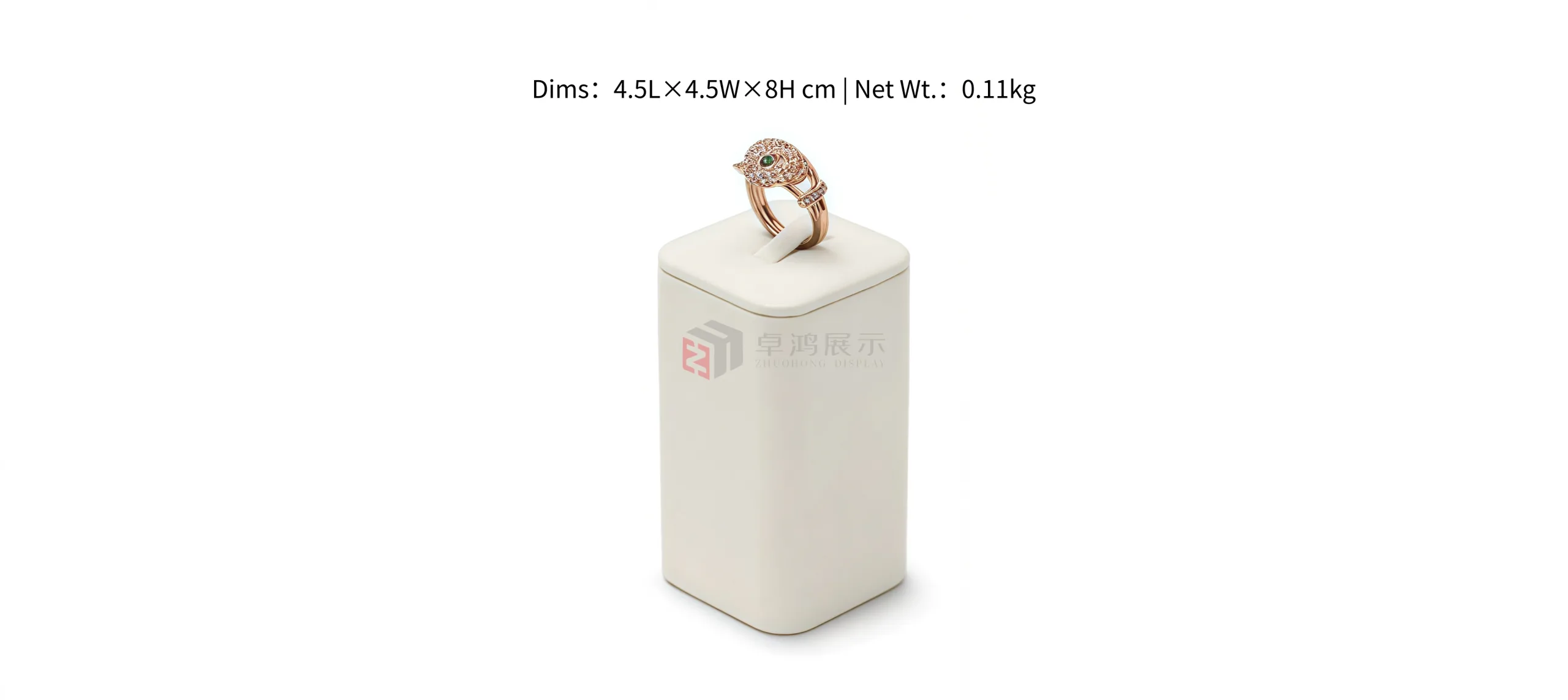 White Jewellery Display Stand Set|Earrings, Necklaces and Rings Presented in One Place