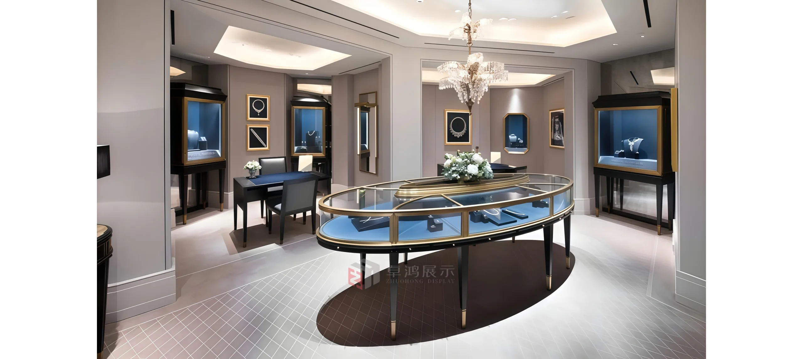 Elegant & Luxury Custom Jewelry Showcases | High - End, Top - Quality