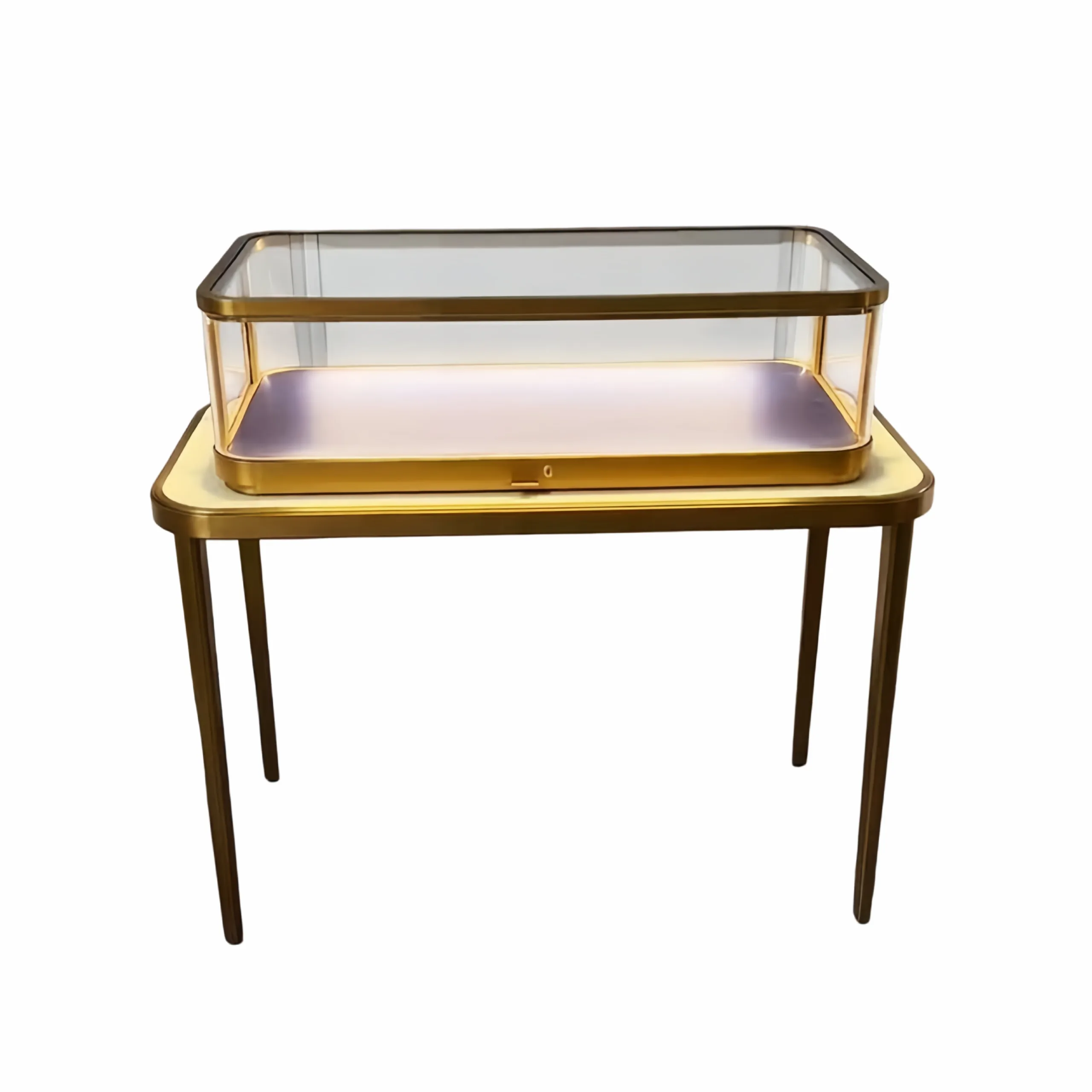 2026 Luxury Retail Glass Jewelry Display Showcase Jewellery Cabinet For Sale